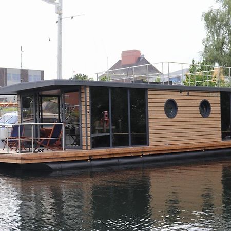 Hausboot Lina In Flensburg Exterior foto